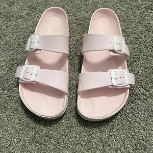 Pink sandals size 11